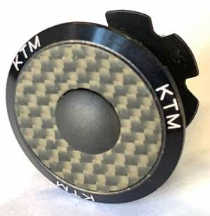 Kappa sterów KTM carbon/czarna