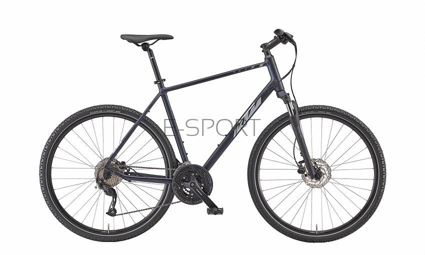 KTM X-LIFE ROAD H 51 ult. dark bl. m. (slv.+blue) 2x9 Shimano Altus
