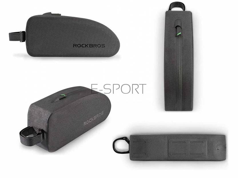Etui wodoodporne torba sakwa na rower na ramę RockBros AS-019-1 Czarne