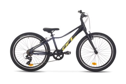 Rower Dziecięcy Onilus Muranus 24" czarno-szary