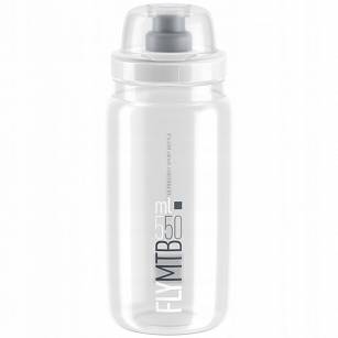 Elite Bottle FLY MTB Clear Grey logo 550ml