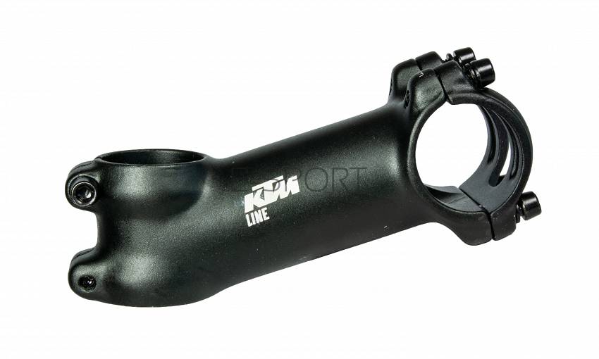 Wspornik kierownicy KTM alu czarny 31,8mm 70mm  +/- 17st.