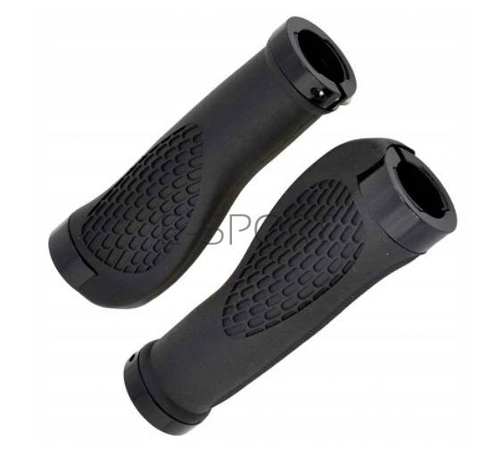 Chwyt HLG203 Kraton;130mm;2ob.;CZARNY skręcane