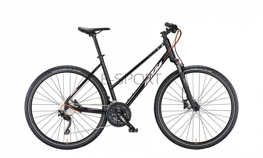 Rower Crossowy Damski KTM X-LIFE ACTION FLAMING BLACK 3X10 DEORE D/51/M