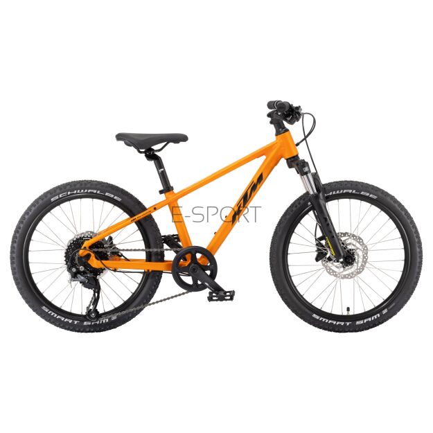 Rowerek Dziecięcy KTM WILD SPEED 20 FRESH ORANGE MATT (BLACK) 1X9 ALTUS