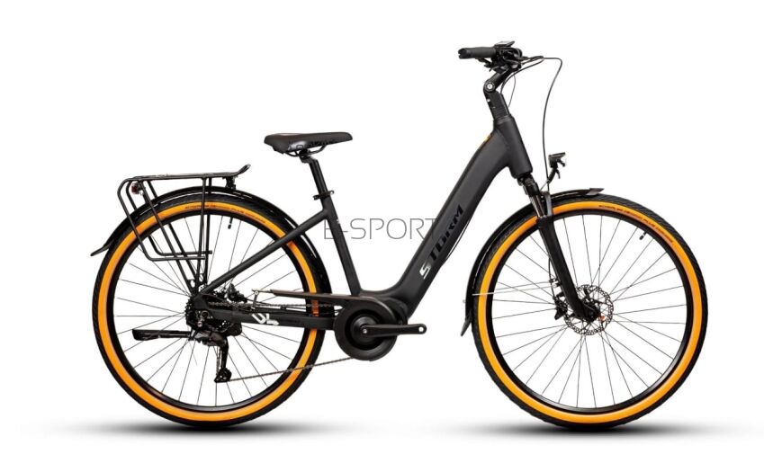 Rower Elektryczny Storm E-Diamond PRO 4.0 Lady A17 2HD 28 czarny matt