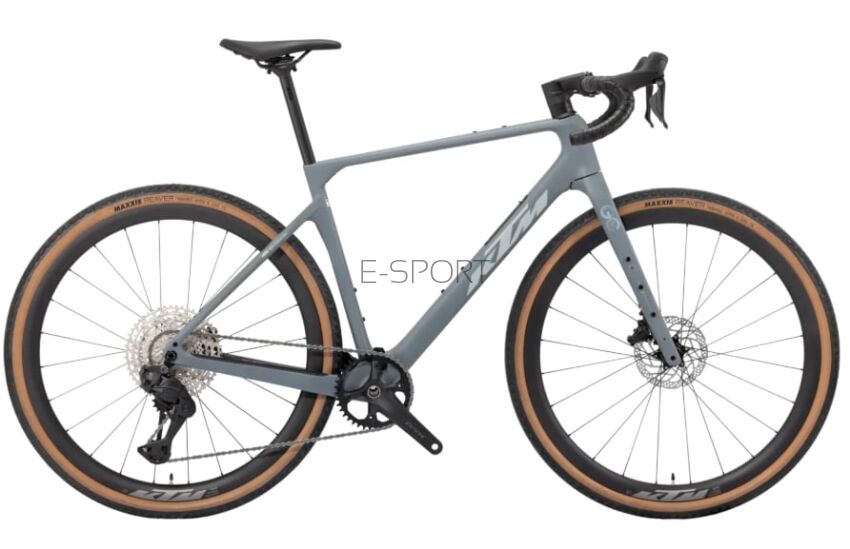 Gravel KTM Gravelator Elite Di2 Blue Grey matt S/52