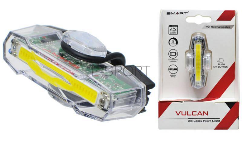 Lampa przód ProX VULCAN USB 100lm