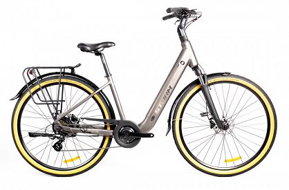 Rower Elektryczny Damski Storm E-Diamond PRO 28" 17" srebrno/złoty