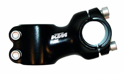 Wspornik kierownicy KTM alu czarny 31,8mm 60mm 15st.