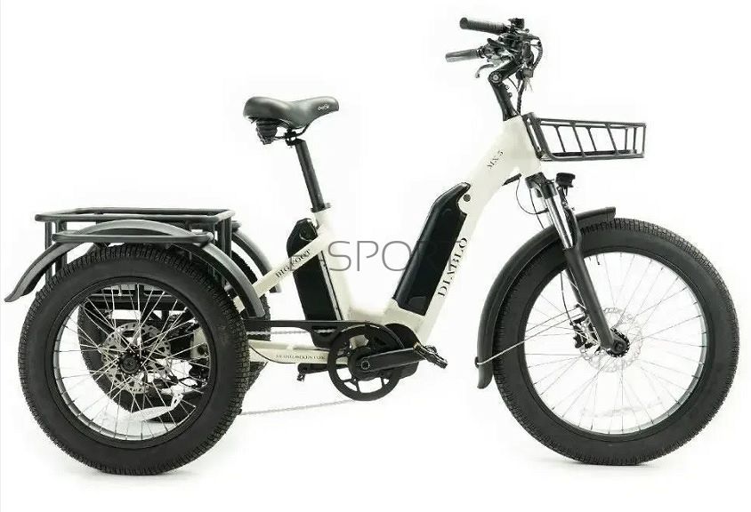 Rower Elektryczny 3-kołowy Diablo Big Foot Grey