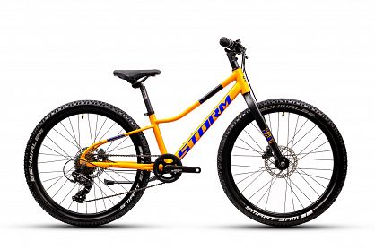 Rower Dziecięcy Storm Rocky 24" hamulce 2x hydrauliczne żółty