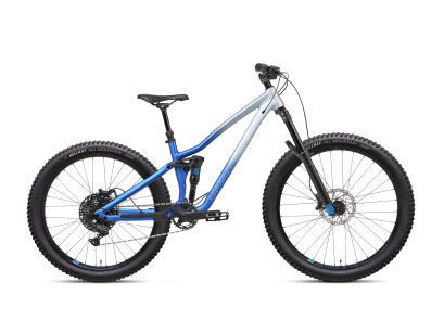 Rower DARTMOOR Rocbird Junior alu, koło przód 27.5"/tył 26", Cool Grey/Blue (jasnoszaro-niebieski mat), Medium