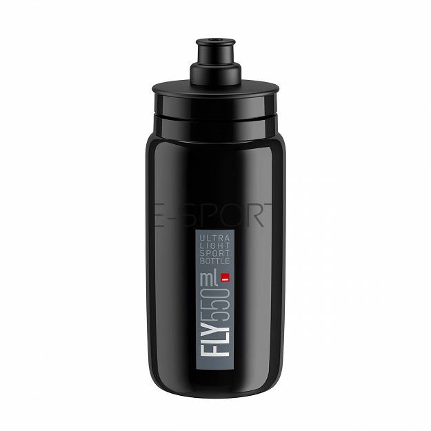 Elite Bottle FLY Grey Black logo 550ml