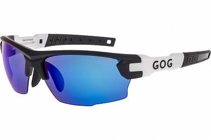 Okulary rowerowe GOG STENO - czarny/biały mat / wymienne soczewki