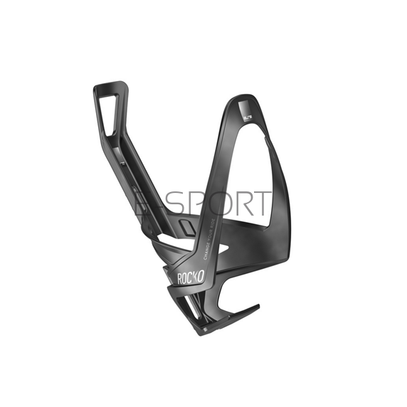 Koszyk bidonu ELITE Rocko Carbon czarny mat