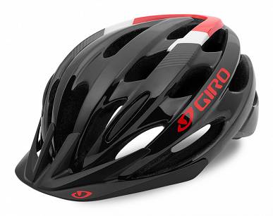 Kask mtb GIRO REVEL black bright red SMU roz. Uniwersalny (54-61 cm) (NEW)