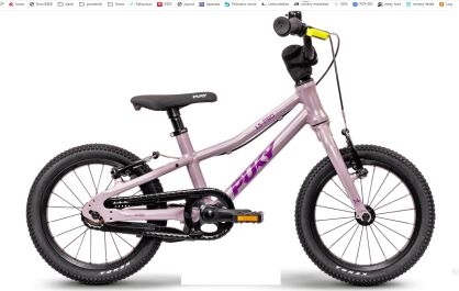 Rower dziecięcy PUKY LS-PRO 14 ash pink/anthracite 4434 5,9kg