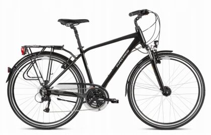 Rower Trekkingowy Kross Trans 4.0 S-17" czarny połysk